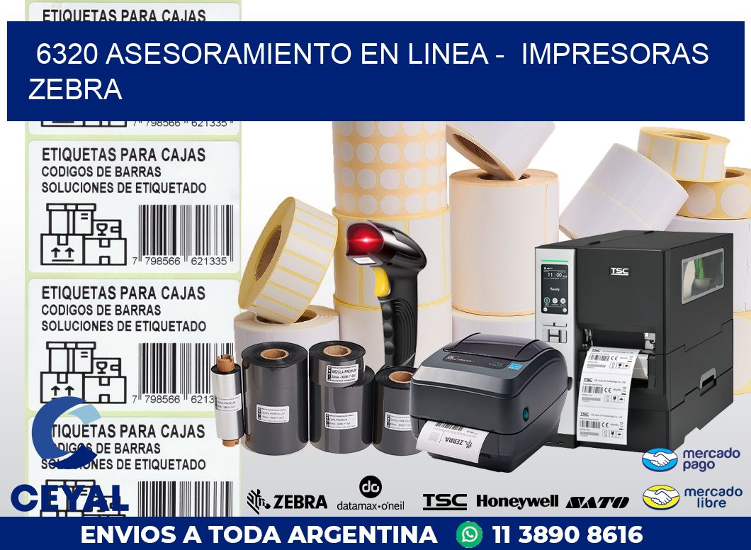 6320 ASESORAMIENTO EN LINEA -  IMPRESORAS ZEBRA