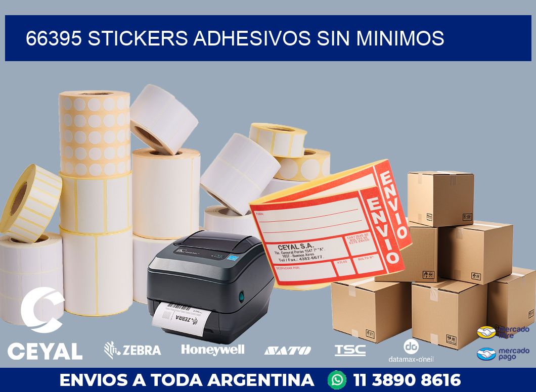 66395 STICKERS ADHESIVOS SIN MINIMOS