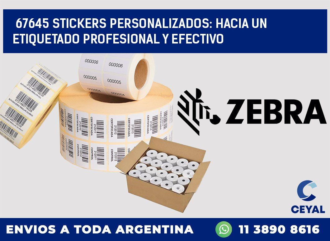 67645 STICKERS PERSONALIZADOS: HACIA UN ETIQUETADO PROFESIONAL Y EFECTIVO