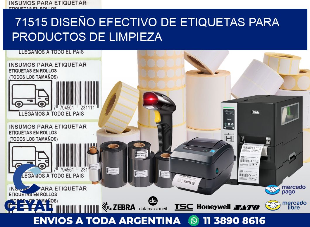 71515 DISEÑO EFECTIVO DE ETIQUETAS PARA PRODUCTOS DE LIMPIEZA