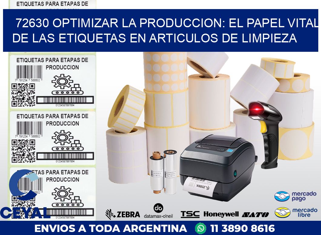 72630 OPTIMIZAR LA PRODUCCION: EL PAPEL VITAL DE LAS ETIQUETAS EN ARTICULOS DE LIMPIEZA