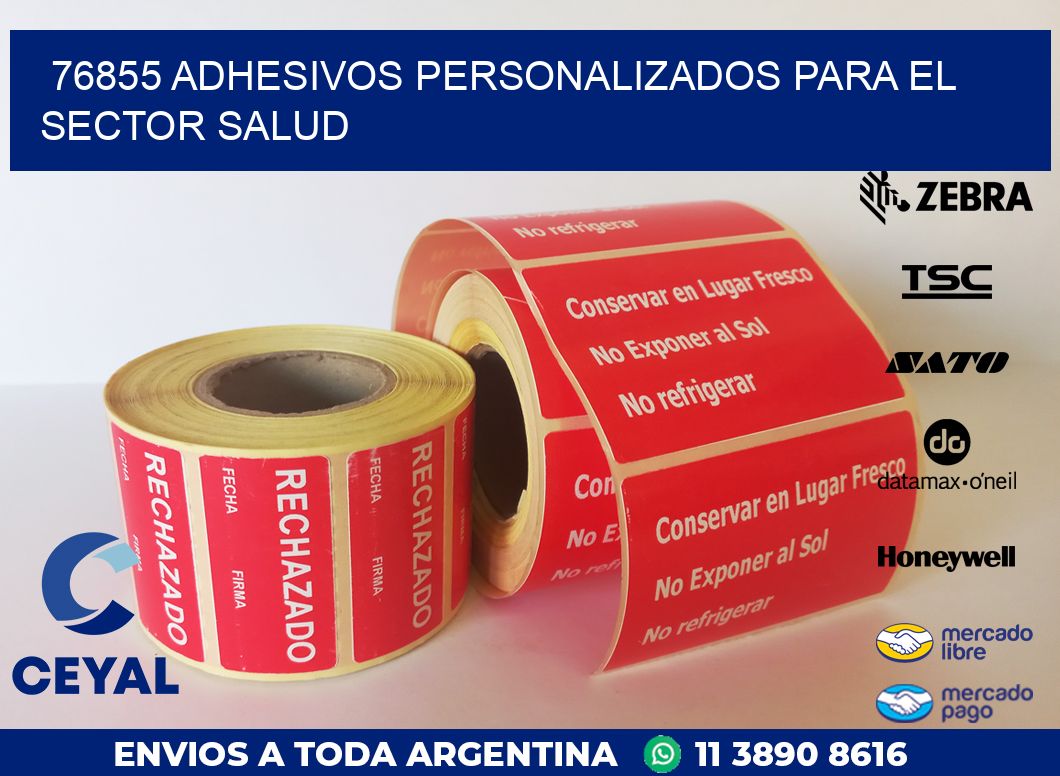 76855 ADHESIVOS PERSONALIZADOS PARA EL SECTOR SALUD