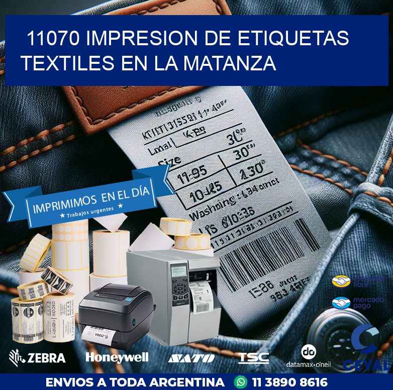 11070 IMPRESION DE ETIQUETAS TEXTILES EN LA MATANZA