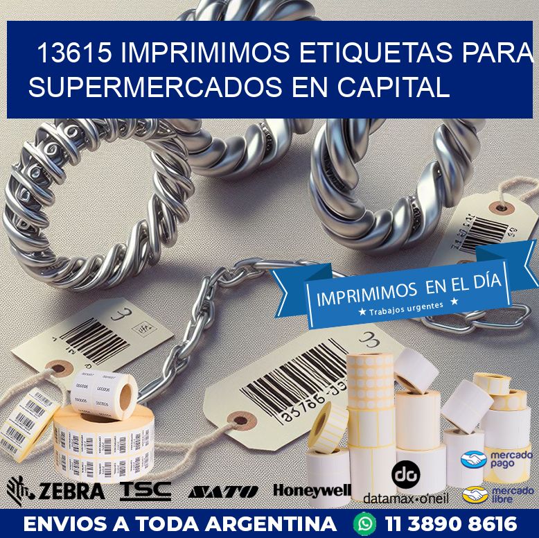 13615 IMPRIMIMOS ETIQUETAS PARA SUPERMERCADOS EN CAPITAL