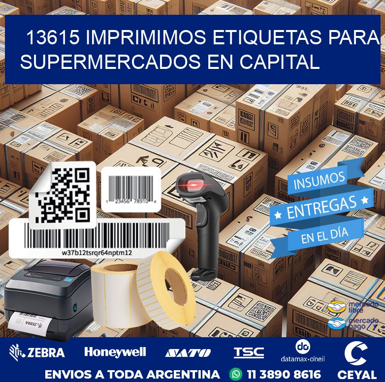 13615 IMPRIMIMOS ETIQUETAS PARA SUPERMERCADOS EN CAPITAL