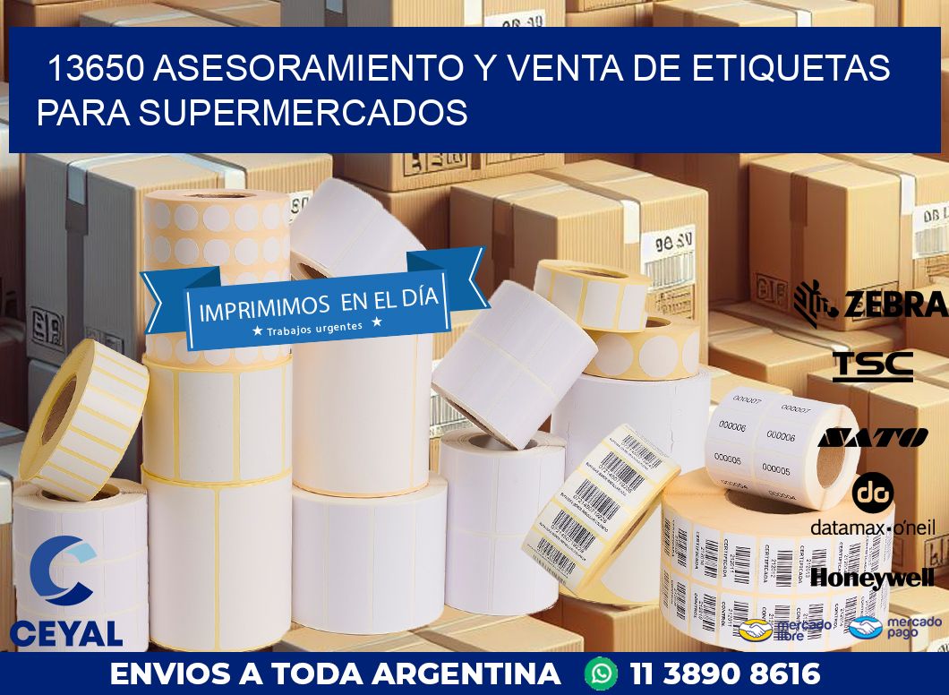 13650 ASESORAMIENTO Y VENTA DE ETIQUETAS PARA SUPERMERCADOS