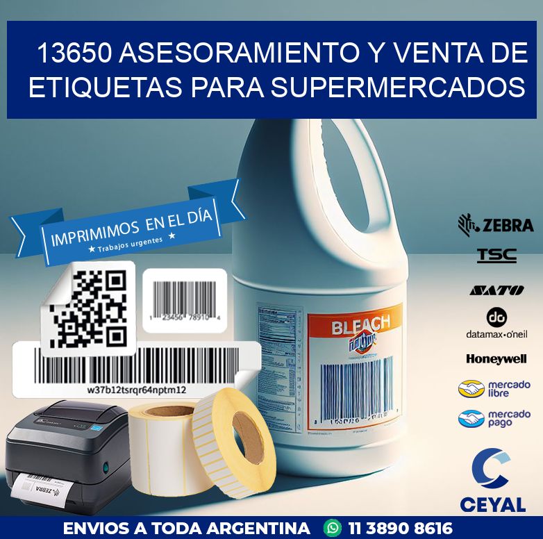 13650 ASESORAMIENTO Y VENTA DE ETIQUETAS PARA SUPERMERCADOS
