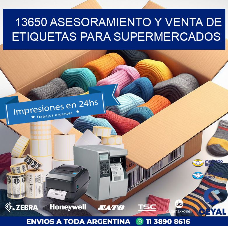 13650 ASESORAMIENTO Y VENTA DE ETIQUETAS PARA SUPERMERCADOS