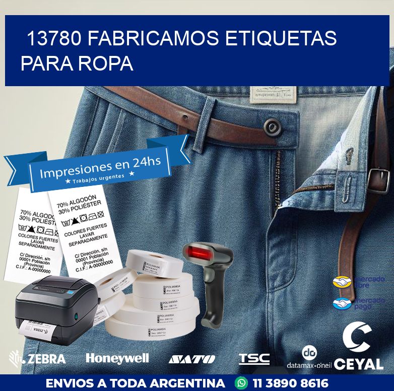 13780 FABRICAMOS ETIQUETAS PARA ROPA