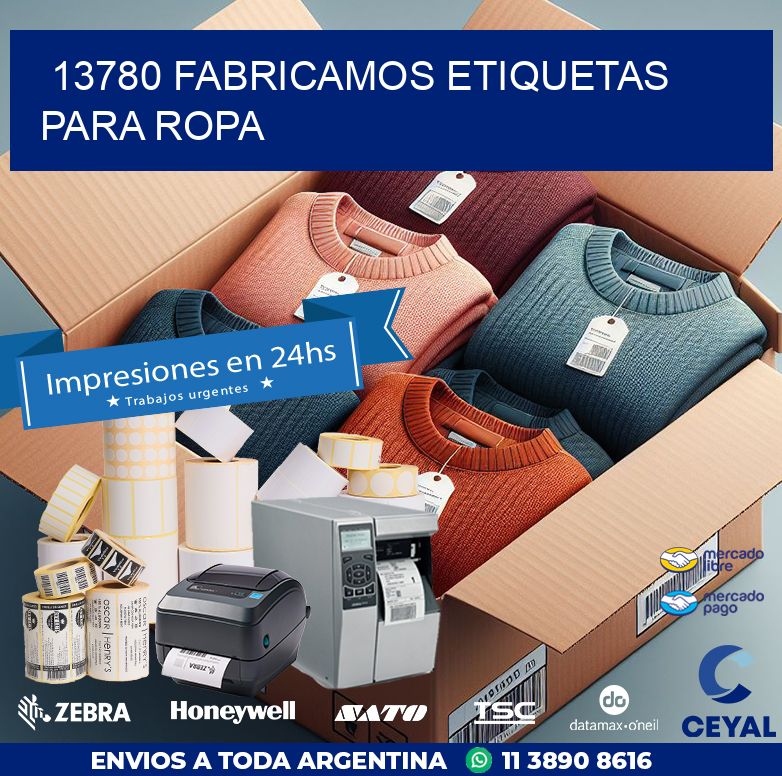 13780 FABRICAMOS ETIQUETAS PARA ROPA