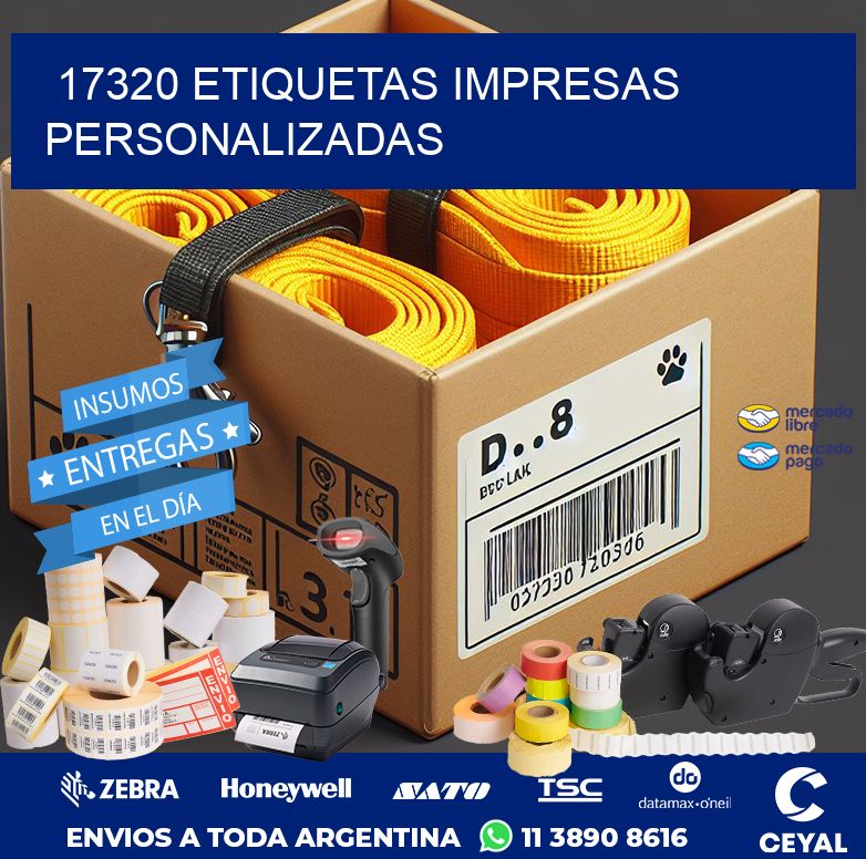 17320 ETIQUETAS IMPRESAS PERSONALIZADAS
