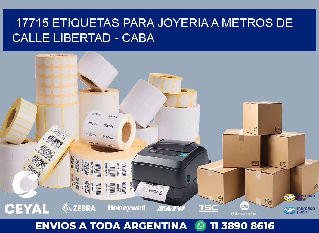 17715 ETIQUETAS PARA JOYERIA A METROS DE CALLE LIBERTAD - CABA