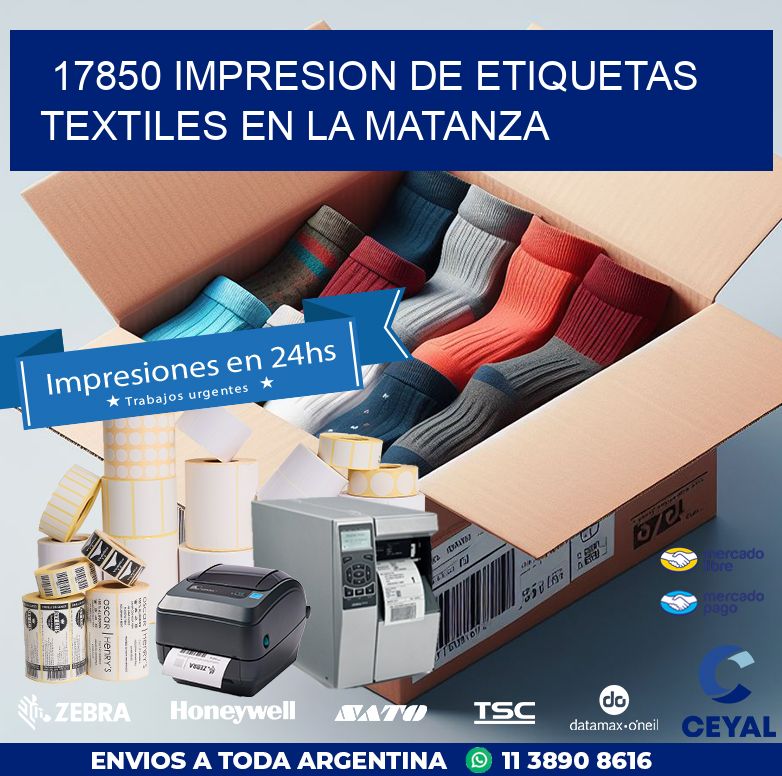 17850 IMPRESION DE ETIQUETAS TEXTILES EN LA MATANZA