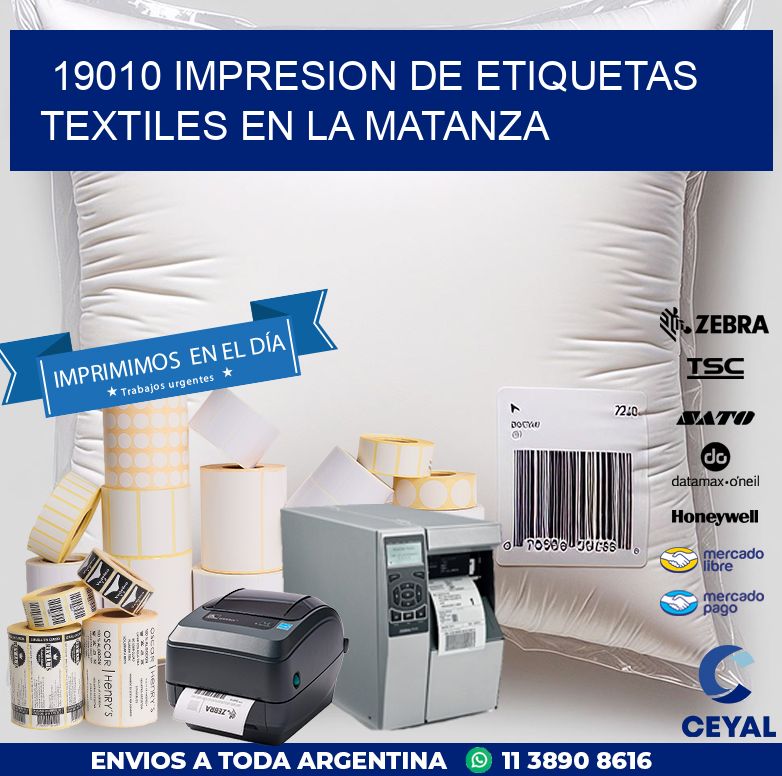19010 IMPRESION DE ETIQUETAS TEXTILES EN LA MATANZA