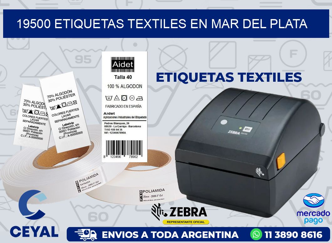 19500 ETIQUETAS TEXTILES EN MAR DEL PLATA