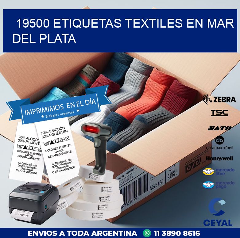 19500 ETIQUETAS TEXTILES EN MAR DEL PLATA