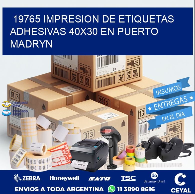 19765 IMPRESION DE ETIQUETAS ADHESIVAS 40X30 EN PUERTO MADRYN