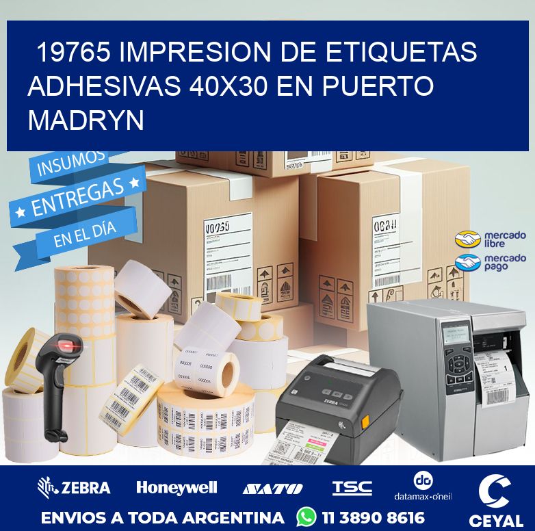 19765 IMPRESION DE ETIQUETAS ADHESIVAS 40X30 EN PUERTO MADRYN
