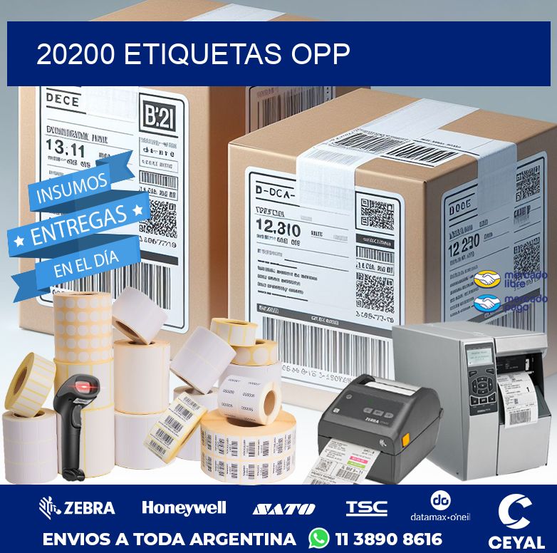 20200 ETIQUETAS OPP