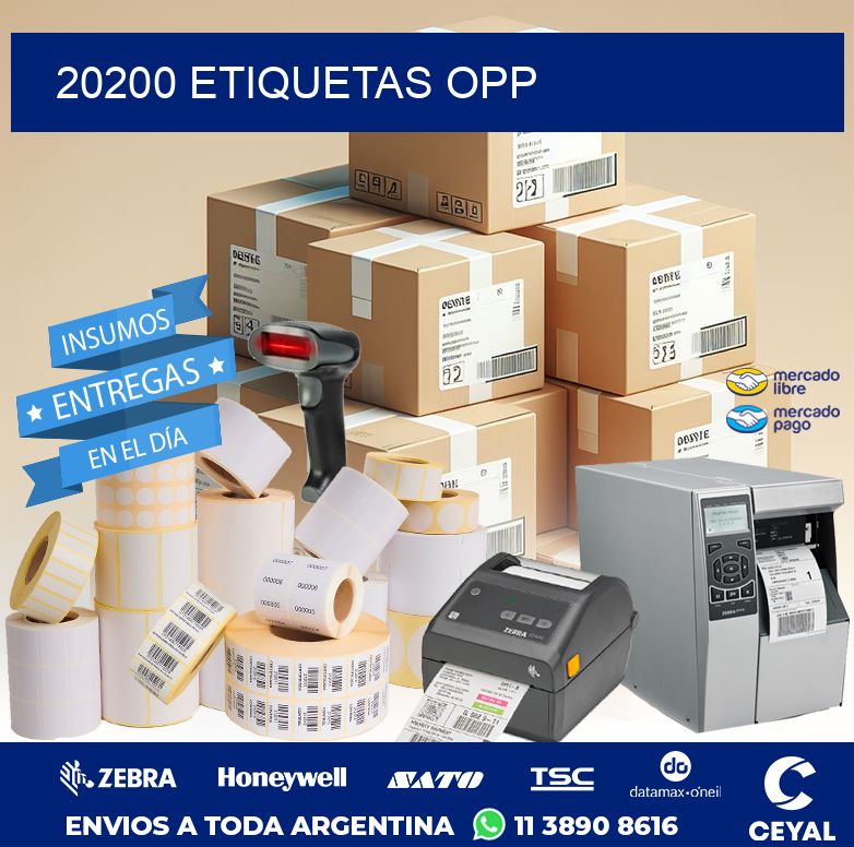 20200 ETIQUETAS OPP