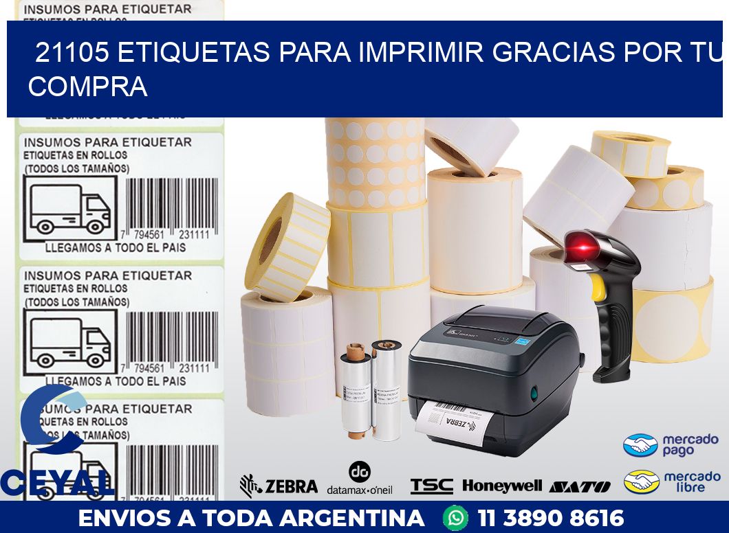 21105 ETIQUETAS PARA IMPRIMIR GRACIAS POR TU COMPRA