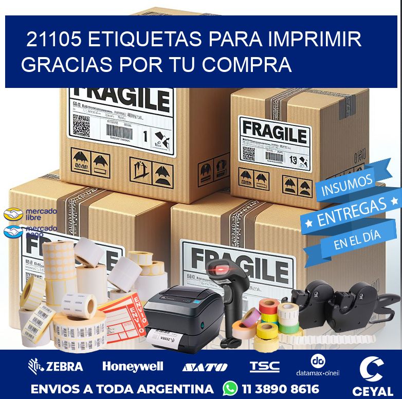 21105 ETIQUETAS PARA IMPRIMIR GRACIAS POR TU COMPRA