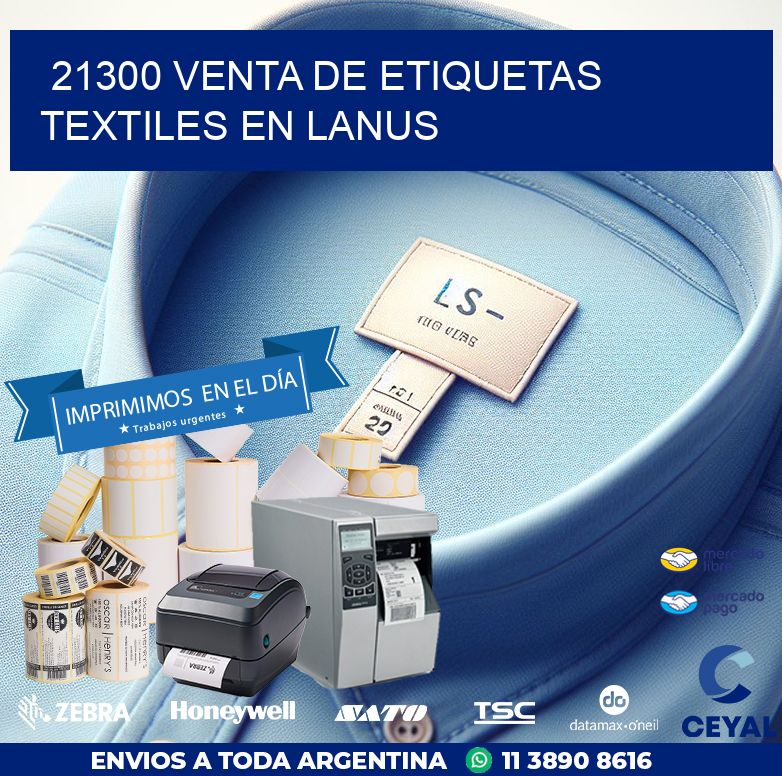 21300 VENTA DE ETIQUETAS TEXTILES EN LANUS