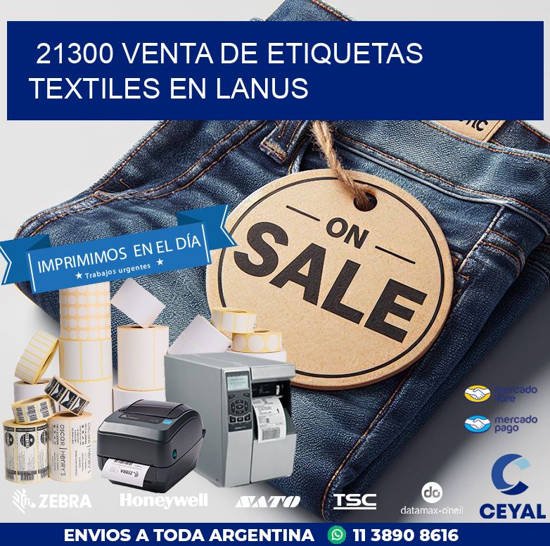21300 VENTA DE ETIQUETAS TEXTILES EN LANUS