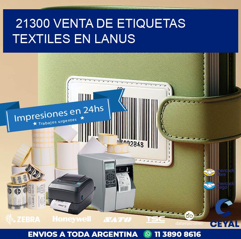 21300 VENTA DE ETIQUETAS TEXTILES EN LANUS