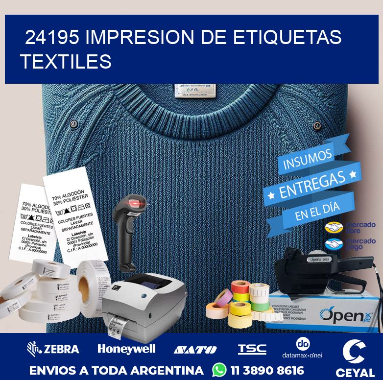 24195 IMPRESION DE ETIQUETAS TEXTILES