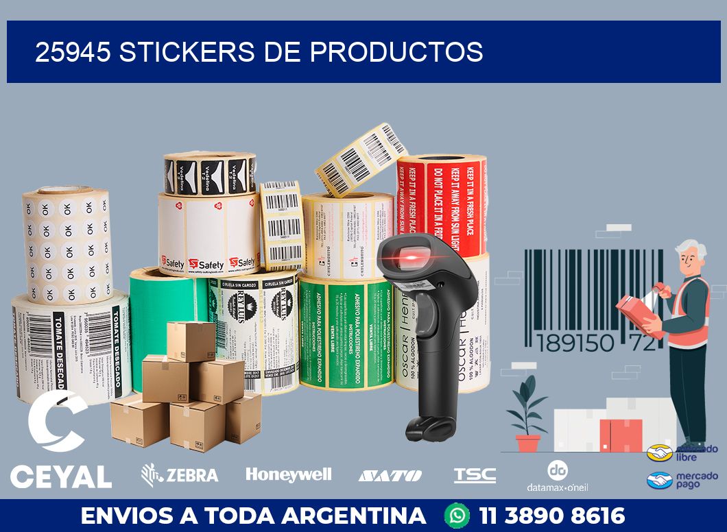 25945 STICKERS DE PRODUCTOS