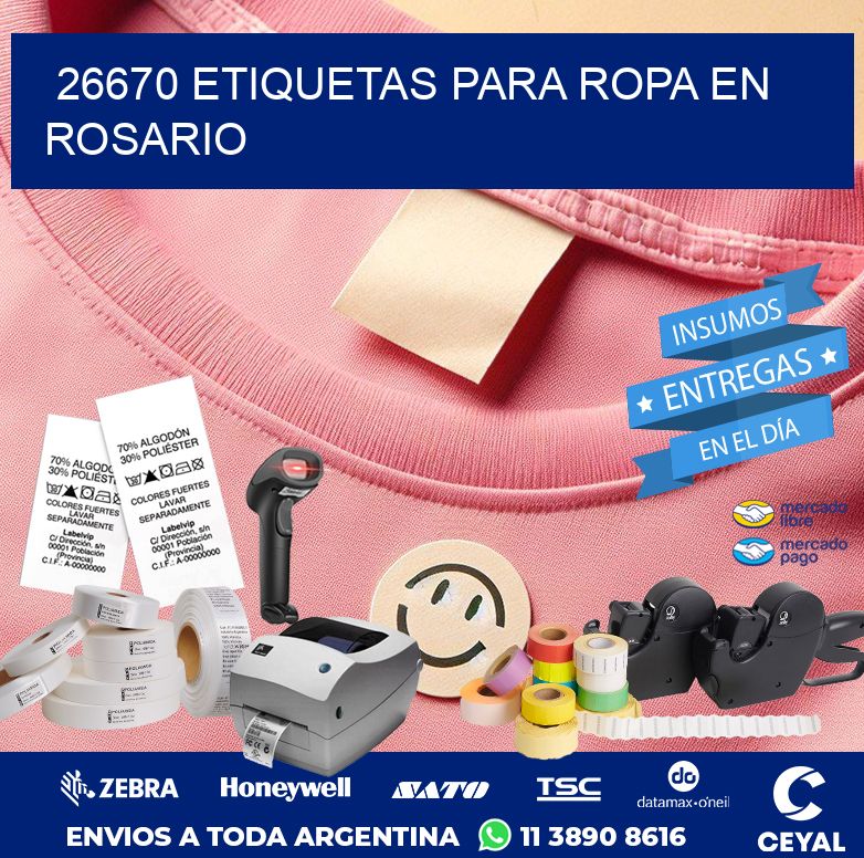 26670 ETIQUETAS PARA ROPA EN ROSARIO