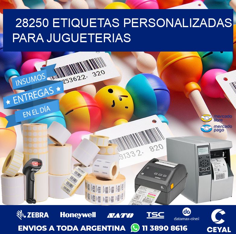 28250 ETIQUETAS PERSONALIZADAS PARA JUGUETERIAS