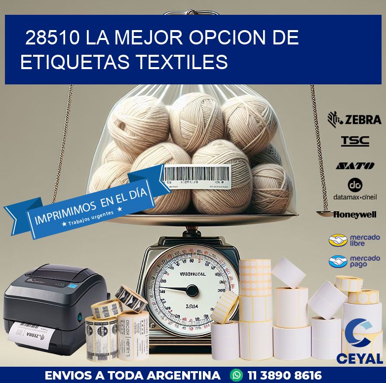 28510 LA MEJOR OPCION DE ETIQUETAS TEXTILES
