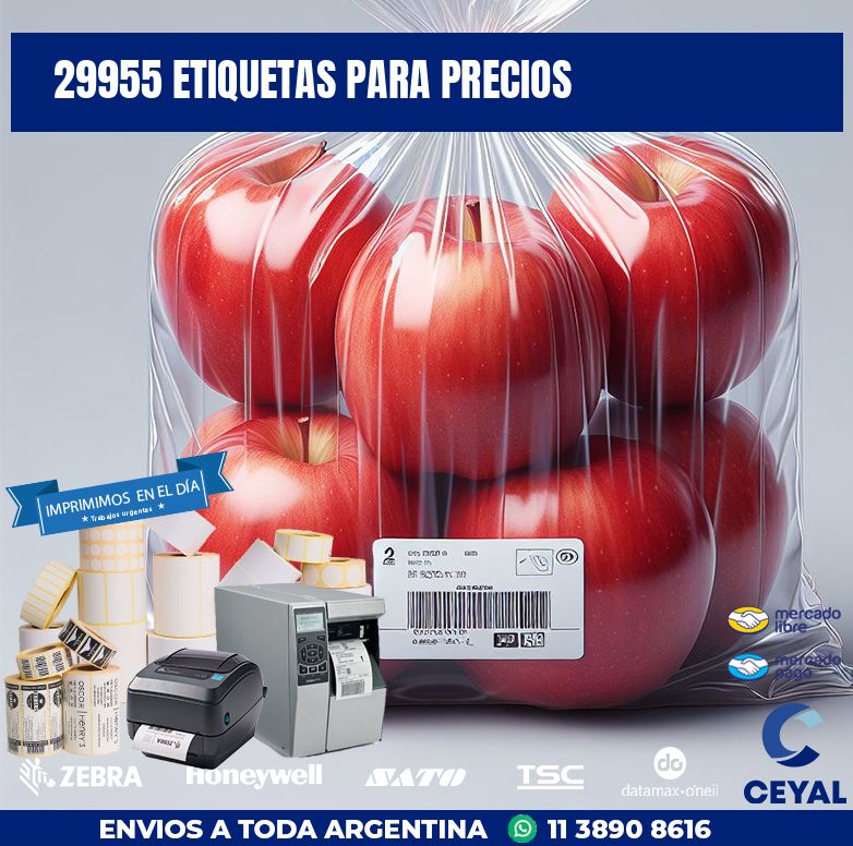 29955 ETIQUETAS PARA PRECIOS