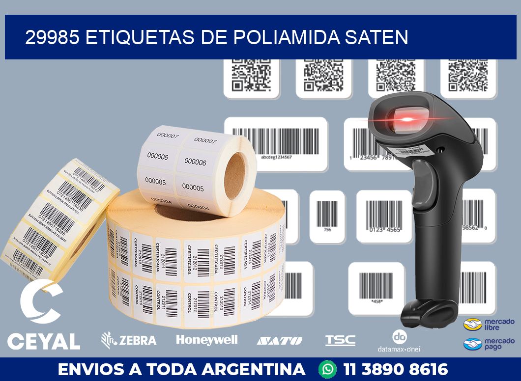 29985 ETIQUETAS DE POLIAMIDA SATEN