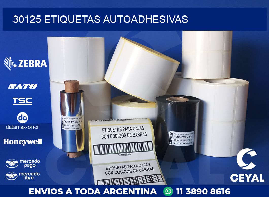 30125 ETIQUETAS AUTOADHESIVAS