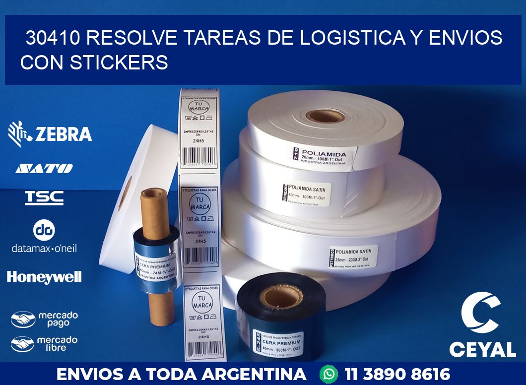 30410 RESOLVE TAREAS DE LOGISTICA Y ENVIOS CON STICKERS