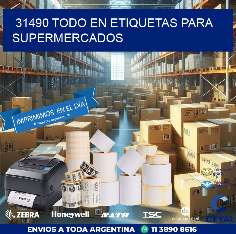 31490 TODO EN ETIQUETAS PARA SUPERMERCADOS