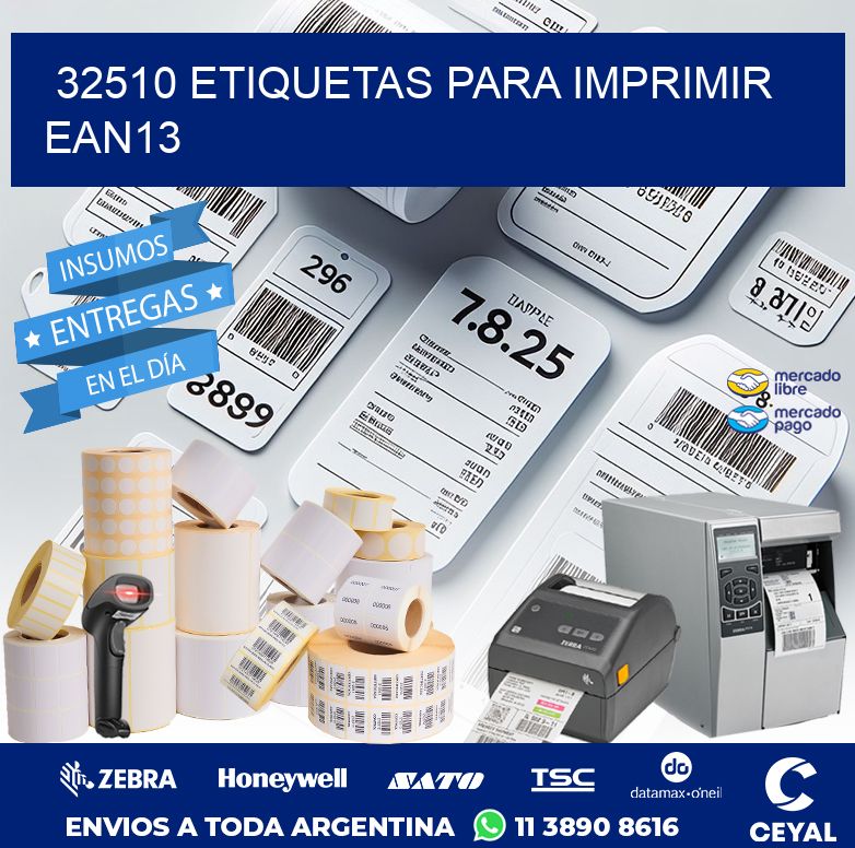 32510 ETIQUETAS PARA IMPRIMIR EAN13