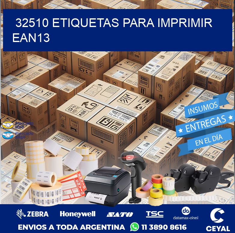 32510 ETIQUETAS PARA IMPRIMIR EAN13