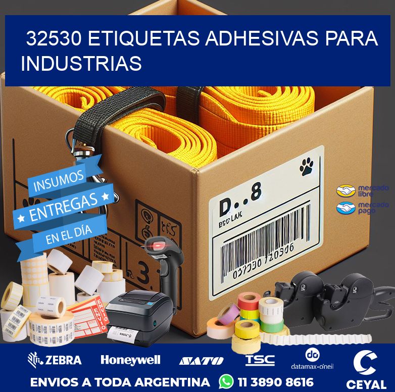 32530 ETIQUETAS ADHESIVAS PARA INDUSTRIAS