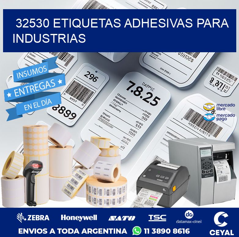 32530 ETIQUETAS ADHESIVAS PARA INDUSTRIAS