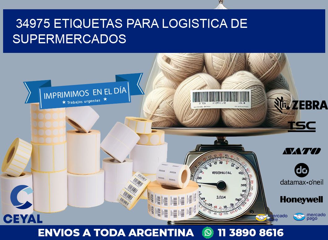 34975 ETIQUETAS PARA LOGISTICA DE SUPERMERCADOS