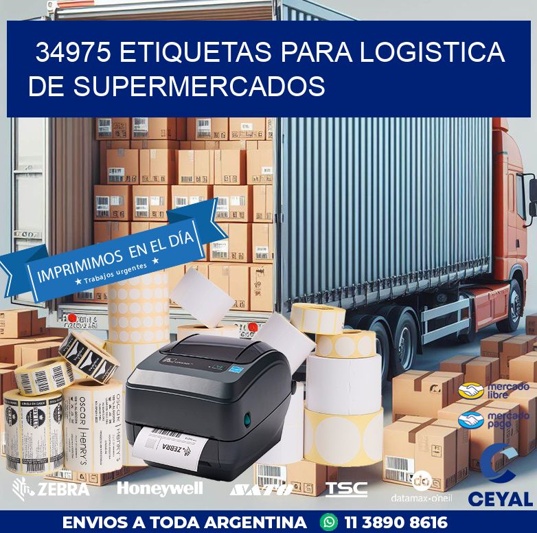 34975 ETIQUETAS PARA LOGISTICA DE SUPERMERCADOS