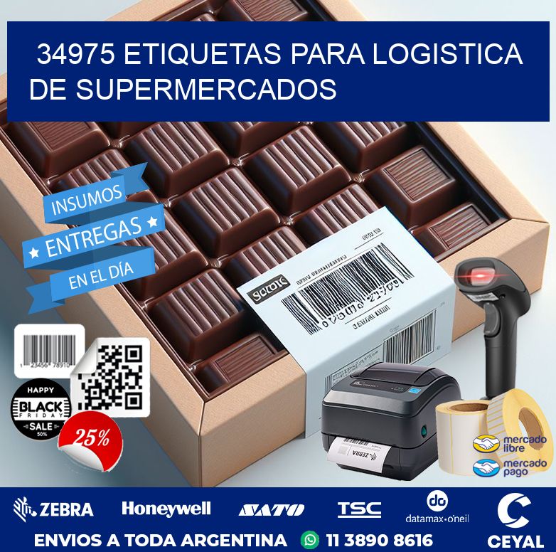 34975 ETIQUETAS PARA LOGISTICA DE SUPERMERCADOS