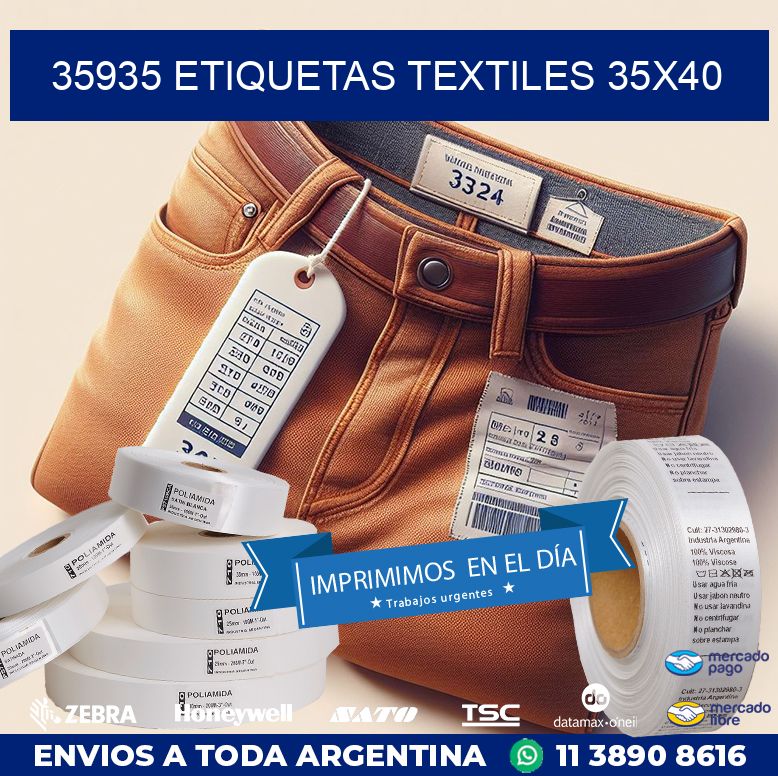 35935 ETIQUETAS TEXTILES 35X40