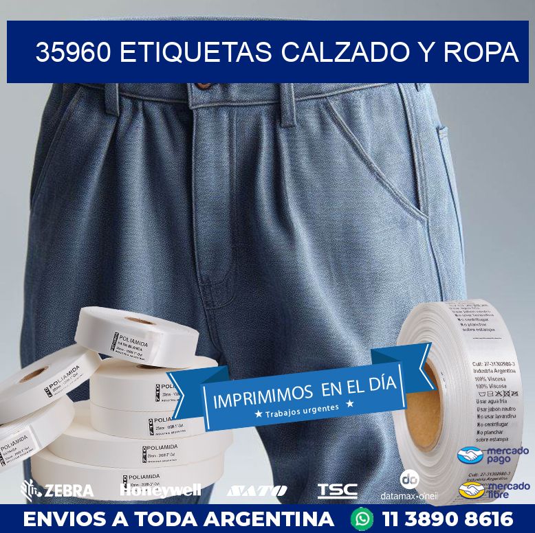 35960 ETIQUETAS CALZADO Y ROPA