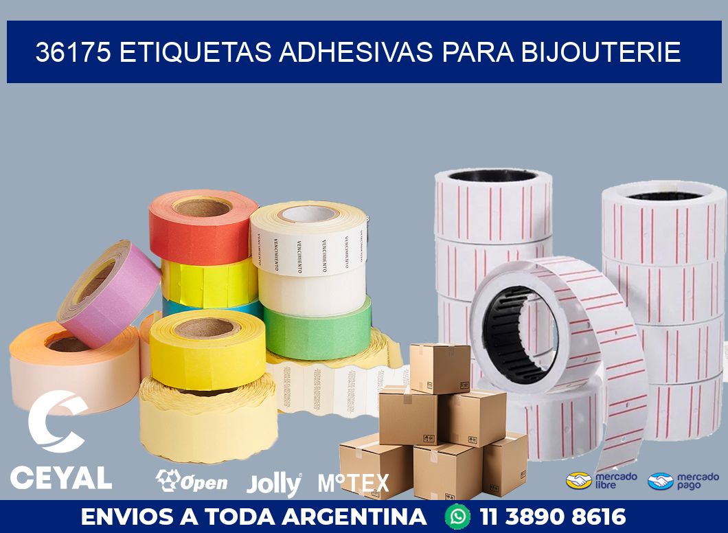 36175 ETIQUETAS ADHESIVAS PARA BIJOUTERIE