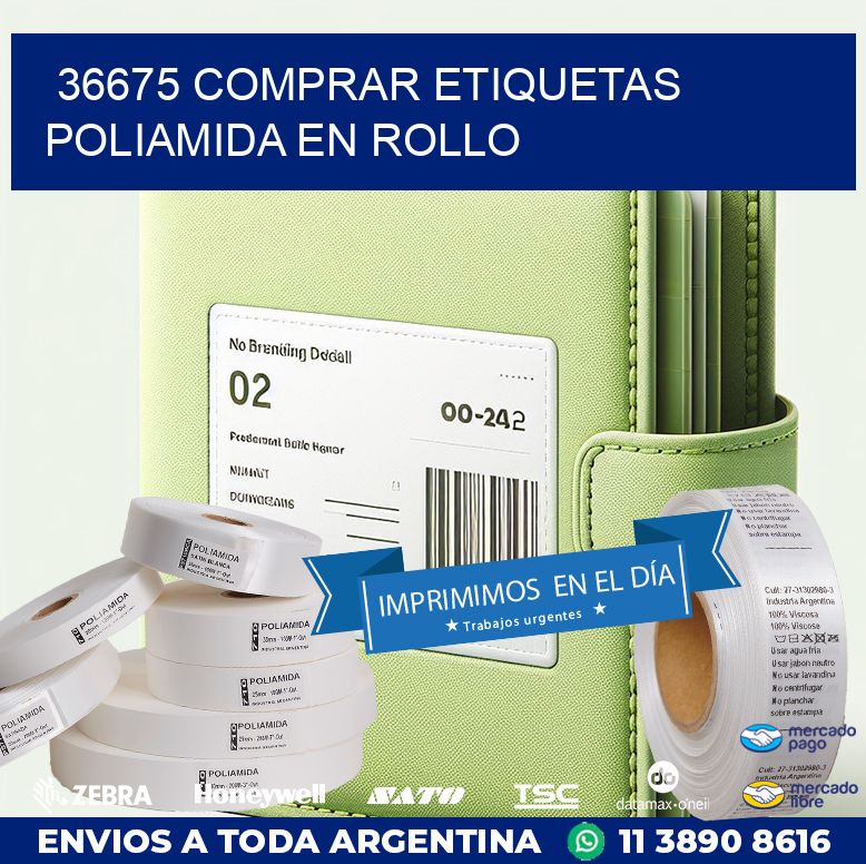 36675 COMPRAR ETIQUETAS POLIAMIDA EN ROLLO
